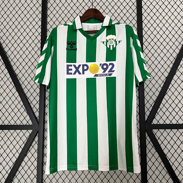 Tailandia Camiseta Real Betis 1st ML Retro 1988 1989